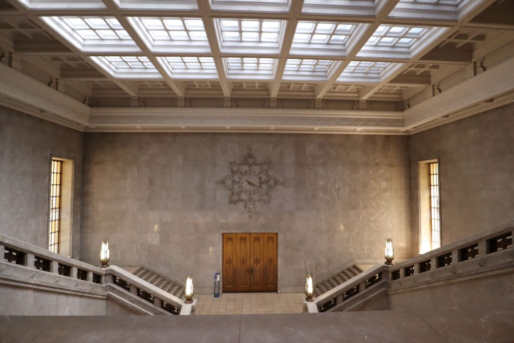 半沢直樹　東京中央銀行のエントランス　東京国立博物館　本館
