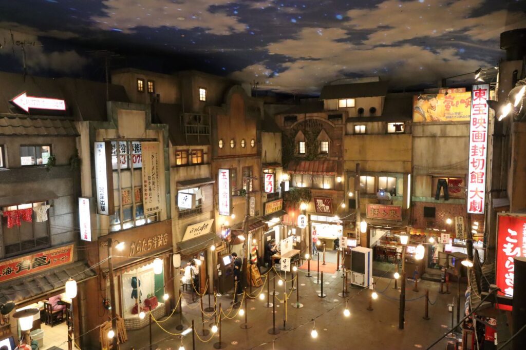 新横浜ラーメン博物館の地下に昭和初期の街並みを再現