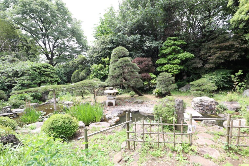 日吉の森庭園の日本庭園